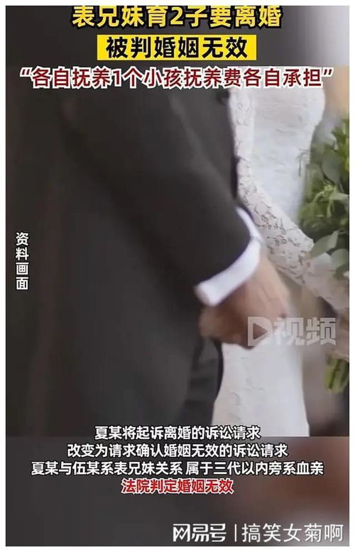 表兄妹结婚10年育一女被判婚姻无效，近亲联姻的悲哀与反思