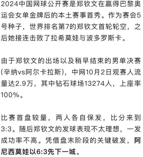 郑钦文对手摔拍子事件分析