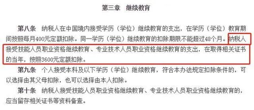 考了这些证书的可享个税扣除，提升自我与财务优化的双赢策略